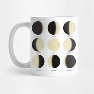 Moon Phases Mood Board Mug